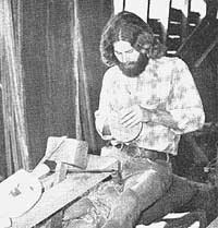 Dennis Rule practices the ancient art of coopering.